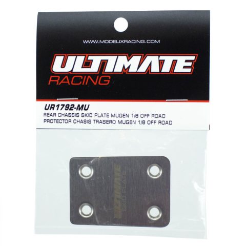 Ultimate Rear Chassis Skid Plate Mugen 1:8 off-road - Afbeelding 2