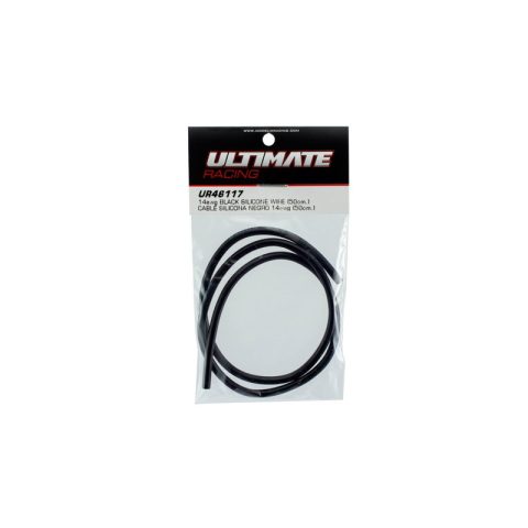 Ultimate 14AWG black silicone wire (50cm) - Afbeelding 2